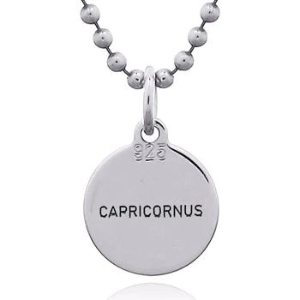 Jeanex double sided zodiac pendant - CAPRICORN